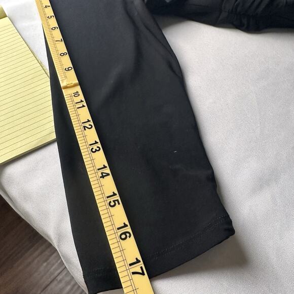 Jones of New York Dress Black Women 14 knee length ruched - Picture 13 of 14